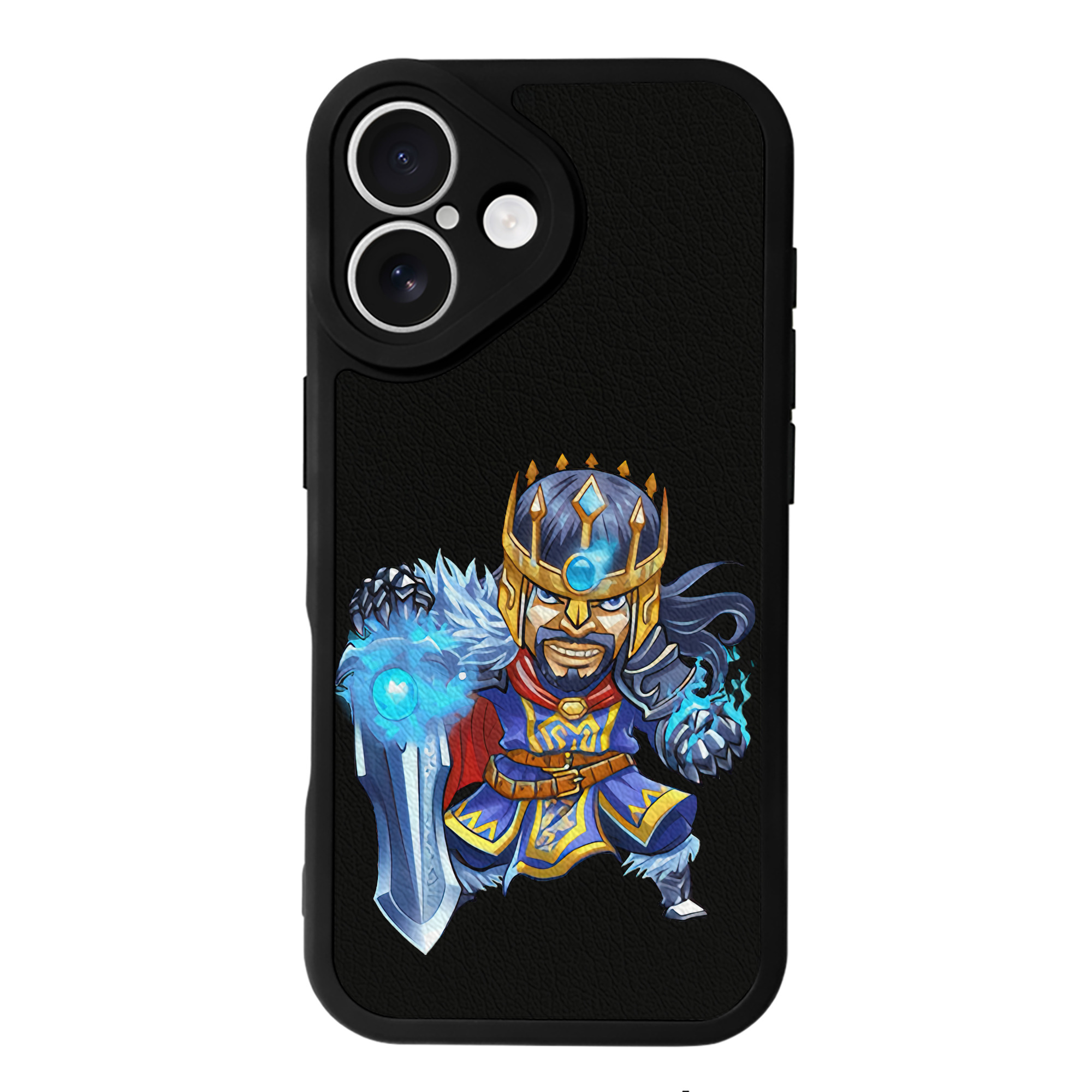 （画像用） リーグ・オブ・レジェンド League of Legends LOL 【iPhone 16シリーズ対応】シリコンスマホケース（レザー調） 材質：シリコン